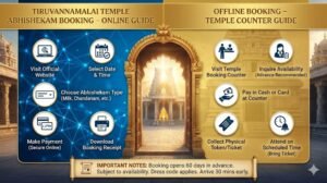 Tiruvannamalai Temple Abhishekam Booking – Online & Offline Guide