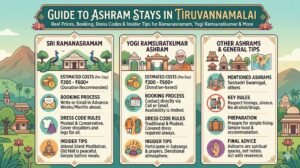 Ashrams in Tiruvannamalai for Stay: Rules, Prices & Booking Guide