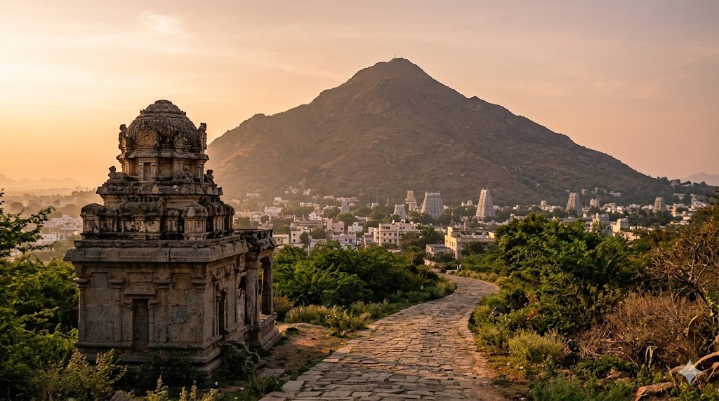Ashta Lingam Tiruvannamalai shrines around Arunachala Hill on the Girivalam path