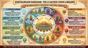 Ashtalingam Darshan: The 8 Sacred Lingams on the Girivalam Path Explained